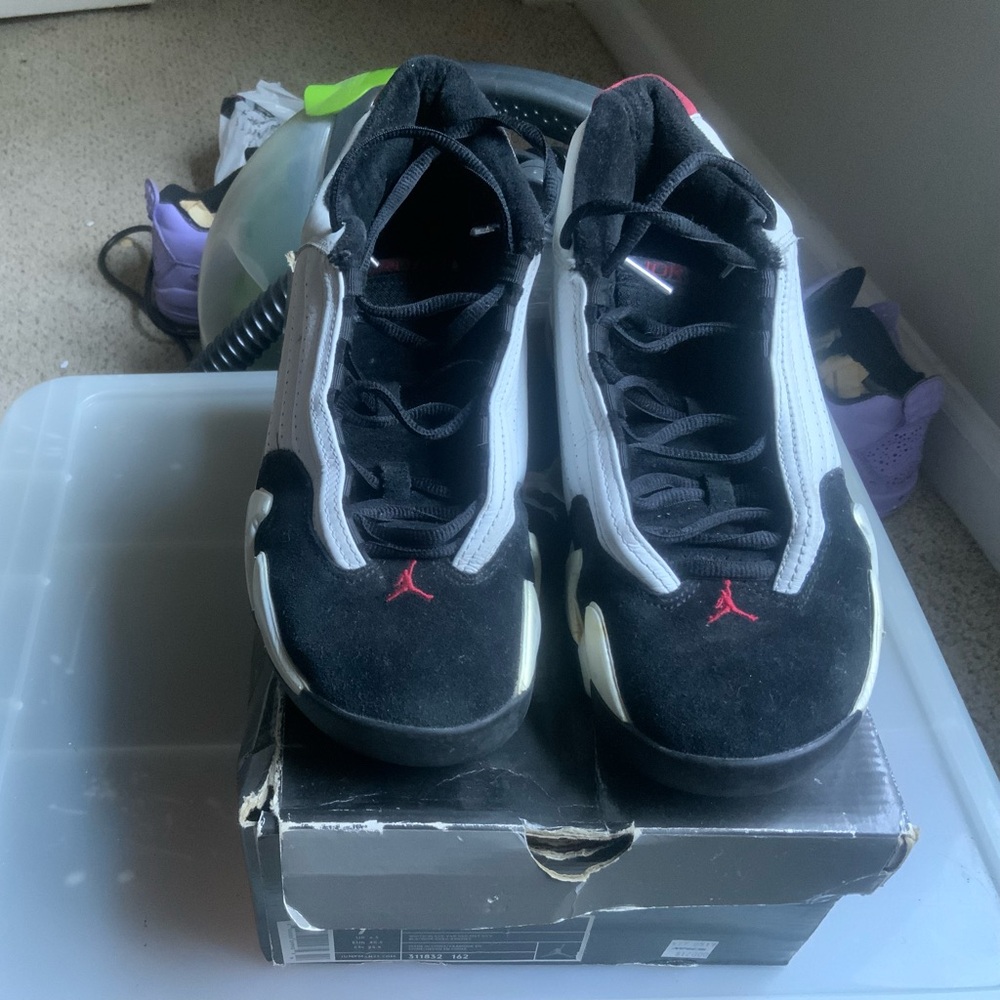 Men’s Air Jordan Retro 14 Black toe 2006